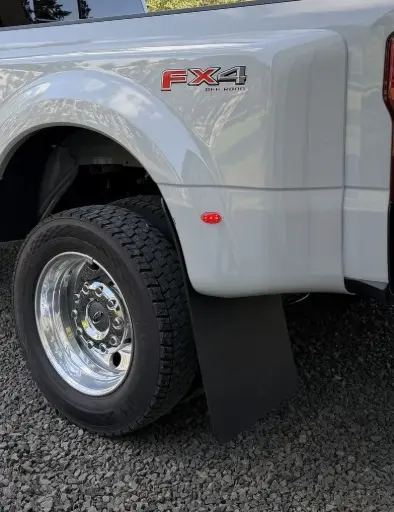 [009283] Ford F350/450 Rear drill‑less mud flaps, 2017-current, dually