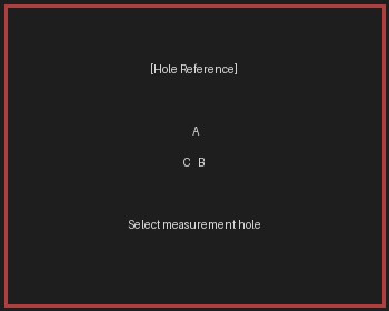 Which hole are you measuring from?